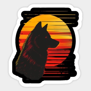Thriving Replica Of Wolf Sticker